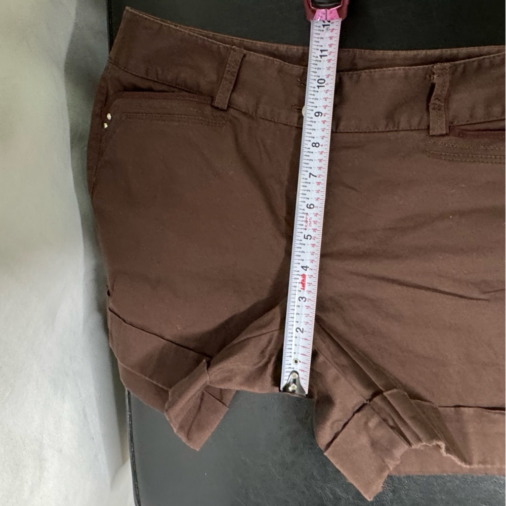 WHBM White House Black Market Brown Shorts Sz 6 Bin A - Picture 7 of 11